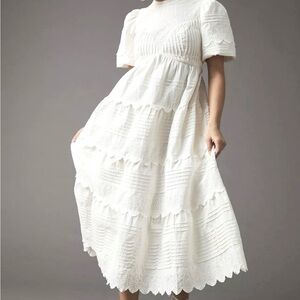 Anthropologie- Forever That Girl NWT eyelet dress